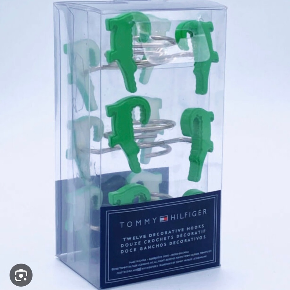 Tommy Hilfiger 12 Decorative Hooks NWT